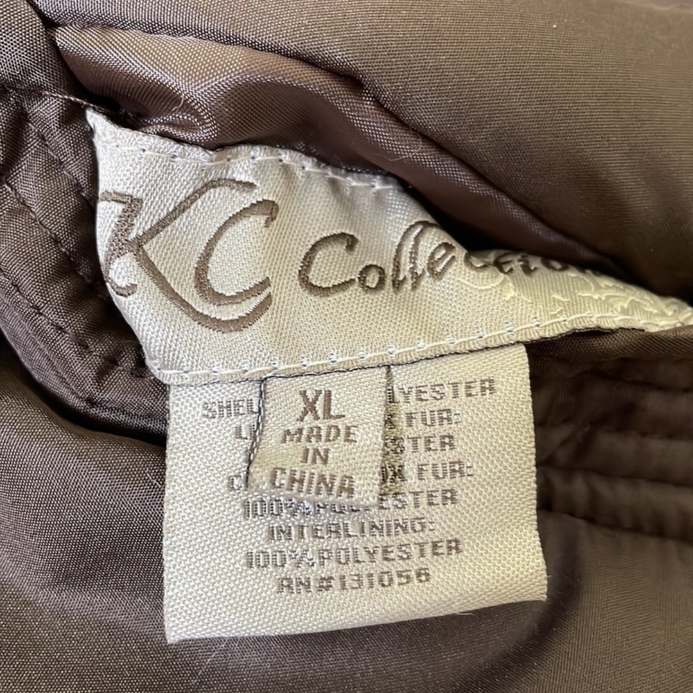 KC Collection Animal Print Reversible Vest Size XL - Picture 4 of 9